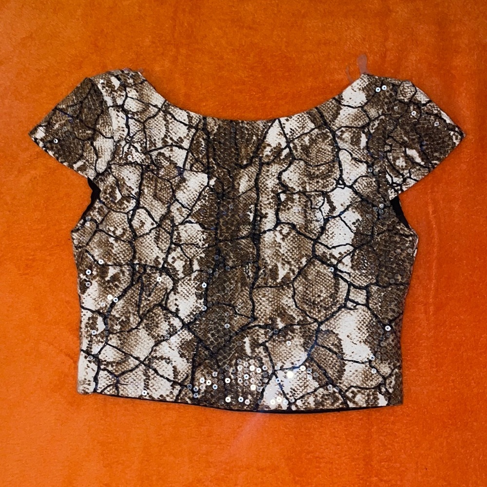 Snake skin sequin